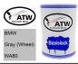 Preview: BMW, Gray (Wheel), WA80: 500ml Lackdose, von ATW Autoteile West.